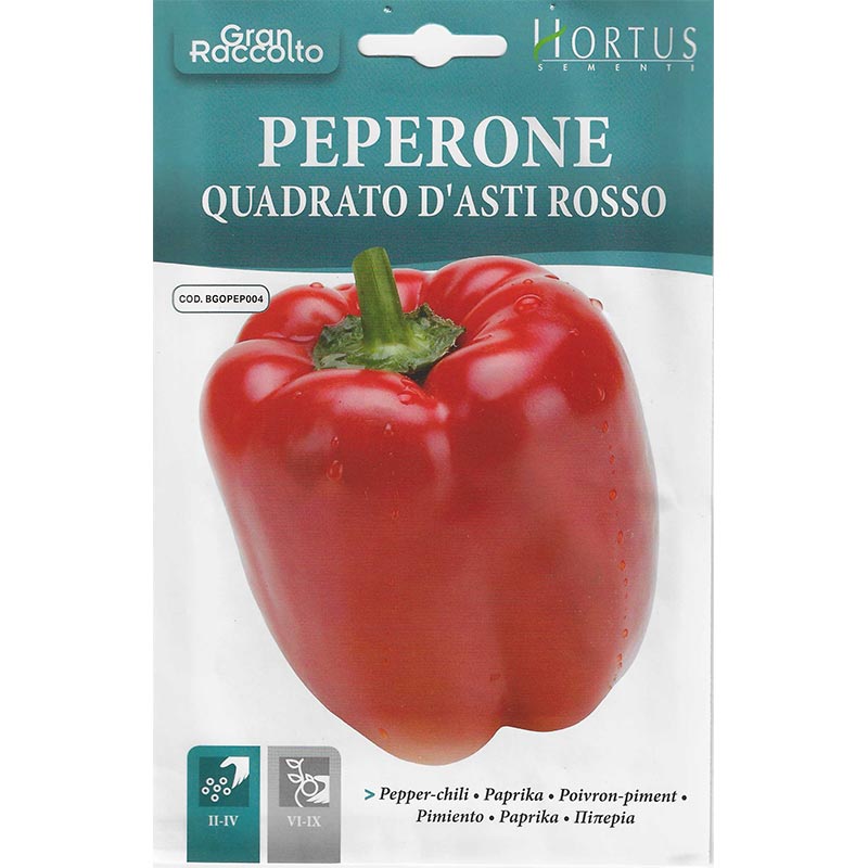 Hortus Peperone Capsicum Red Peppers 2.5gm