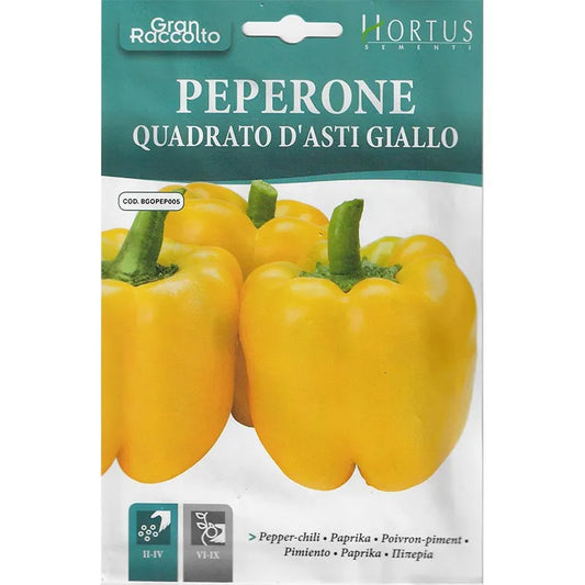 Hortus Peperone Yellow Capsicum 2.5GM