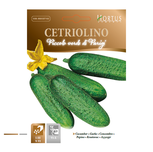Hortus Pickling Cucumber 350+ Seeds